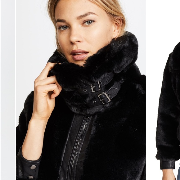 Blank faux fur jacket - Picture 5 of 7